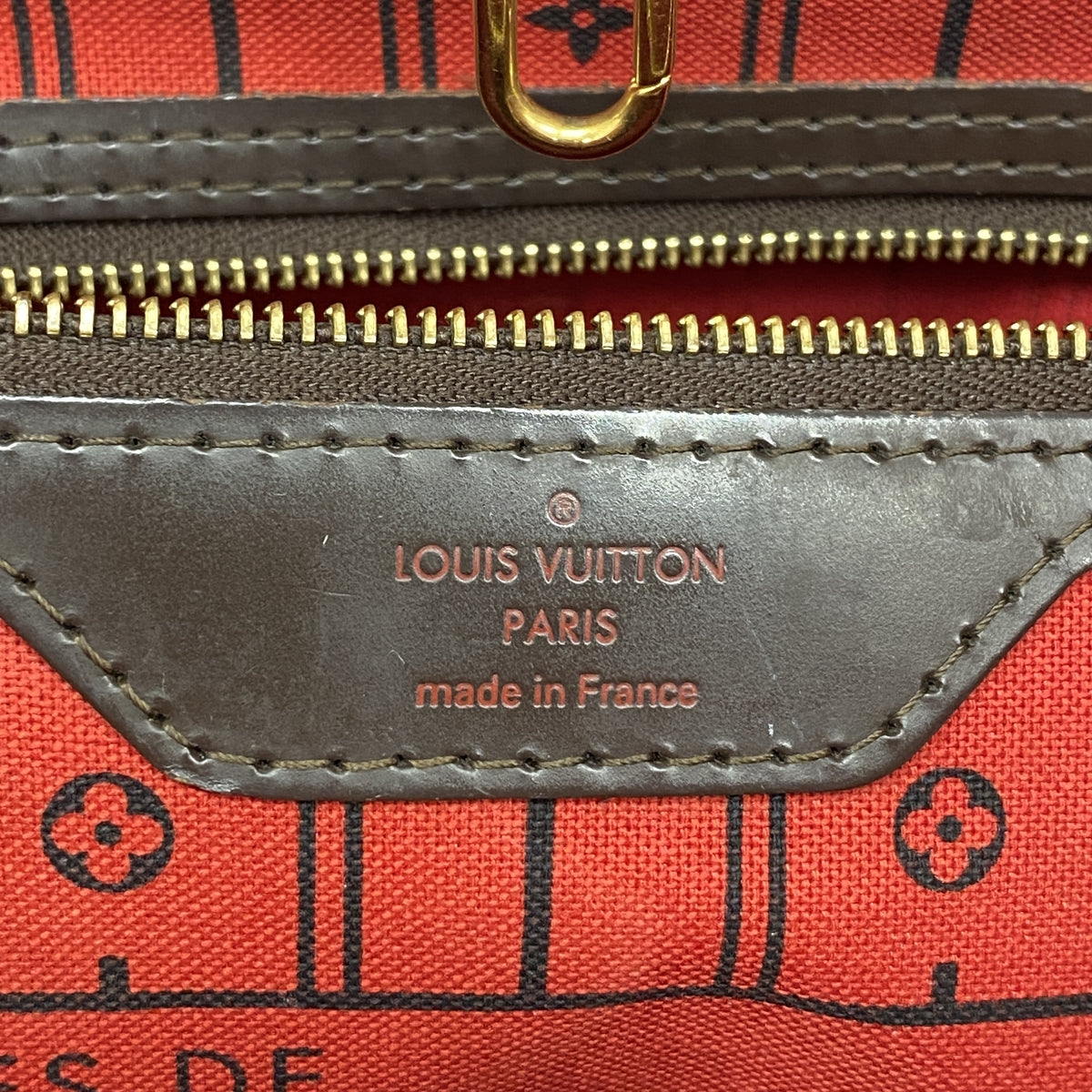 【6ic3029】ルイヴィトン トートバッグ ダミエ ネヴァーフルMM N51105 エベヌ【中古】レディース