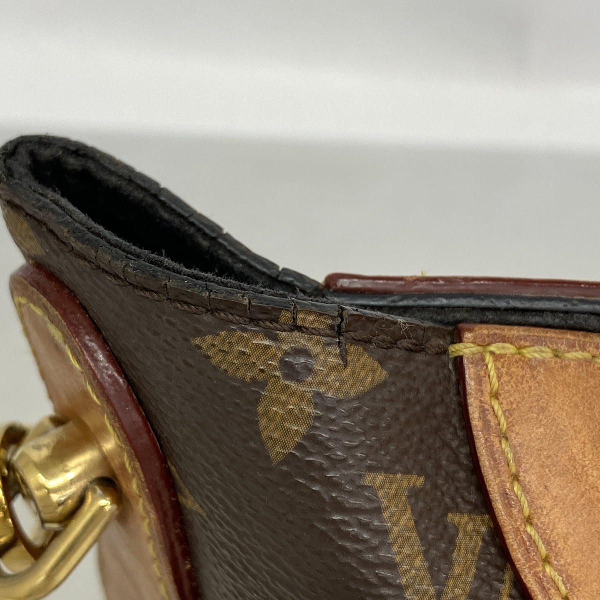 【6ic3030】ルイヴィトン ハンドバッグ モノグラム ダッフルバッグ M43587 ブラウン 2wayバッグ【中古】レディース