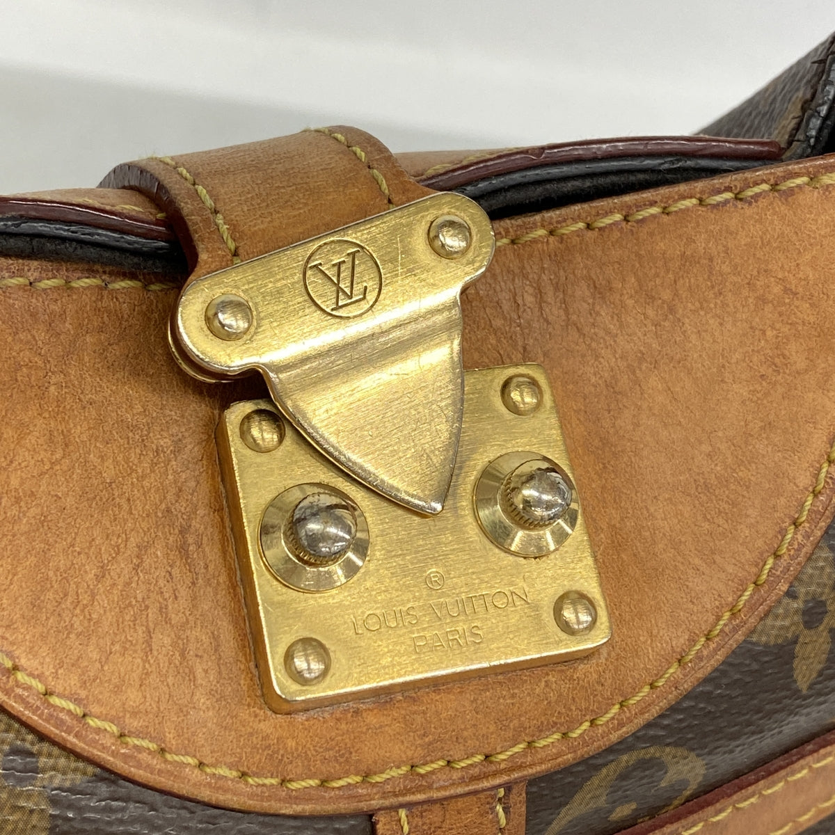 【6ic3030】ルイヴィトン ハンドバッグ モノグラム ダッフルバッグ M43587 ブラウン 2wayバッグ【中古】レディース