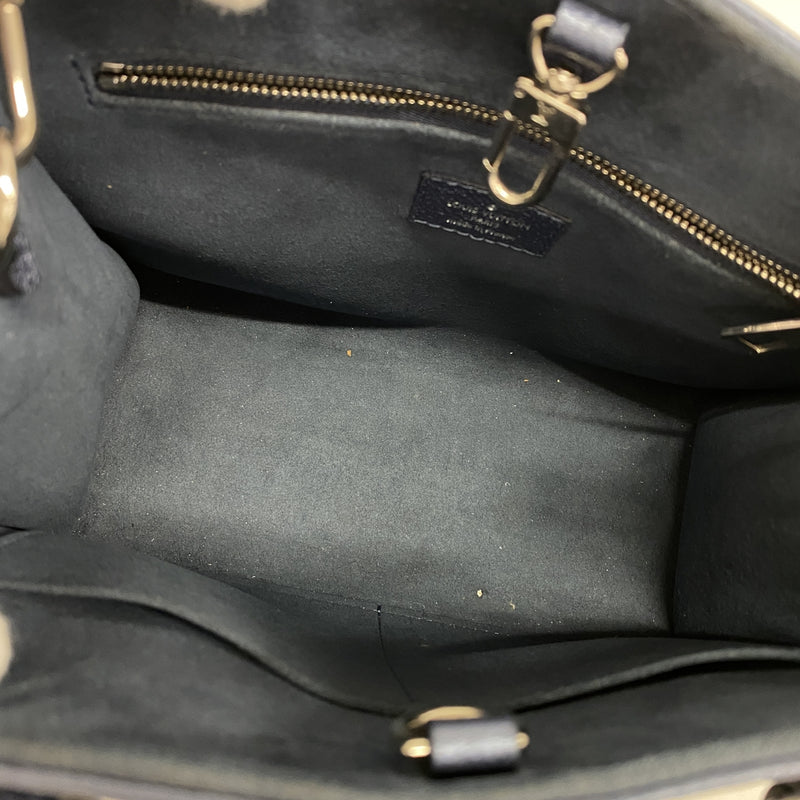 【6ic3031】ルイヴィトン ハンドバッグ モノグラム・アンプラント オンザゴーPM M58956 ネイビーブルー 2wayバッグ【中古】レディース