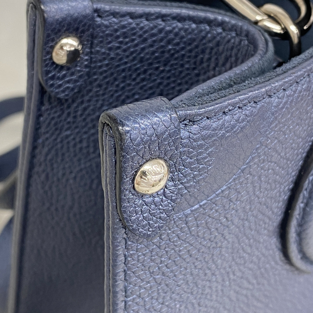 【6ic3031】ルイヴィトン ハンドバッグ モノグラム・アンプラント オンザゴーPM M58956 ネイビーブルー 2wayバッグ【中古】レディース