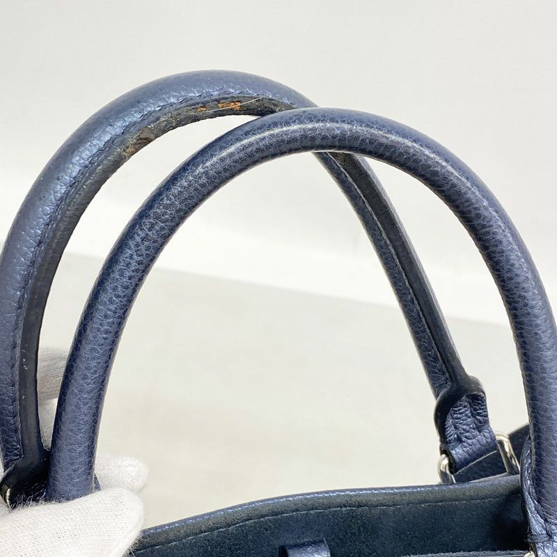 【6ic3031】ルイヴィトン ハンドバッグ モノグラム・アンプラント オンザゴーPM M58956 ネイビーブルー 2wayバッグ【中古】レディース
