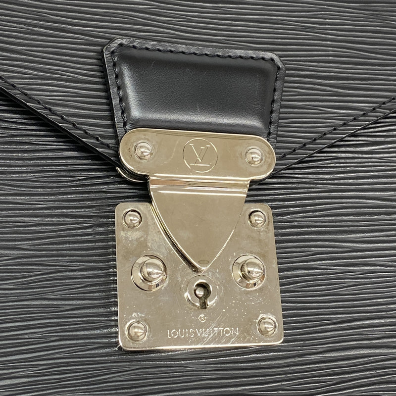 【6ic3035】ルイヴィトン クラッチバッグ エピ ポシェットセリエドラゴンヌ M52762 ノワール【中古】メンズ