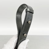 【6ic3049】シャネル ショルダーバッグ ボーイシャネル チェーンショルダー パテントレザー グレー シルバー金具【中古】レディース