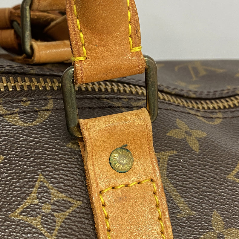 【6ic3057】ルイヴィトン ボストンバッグ モノグラム キーポルバンドリエール55 M41414 ブラウン【中古】メンズ レディース ユニセックス