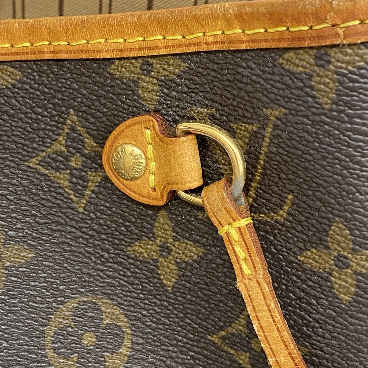 【6ic3058】ルイヴィトン トートバッグ モノグラム ネヴァーフルPM M40155 ブラウン【中古】レディース