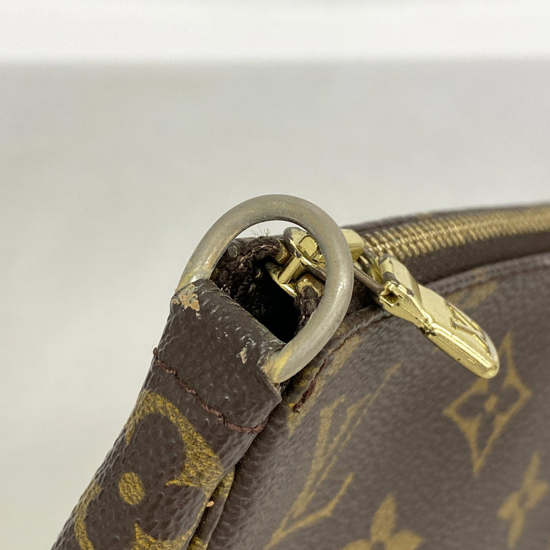 【6ic3062】ルイヴィトン ポーチ モノグラム ポシェットアクセソワール M51980 ブラウン【中古】レディース