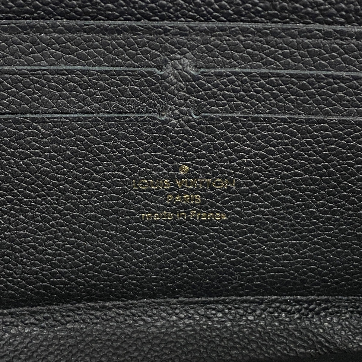 【6ic3064】ルイヴィトン 長財布 モノグラム・アンプラント ポルトフォイユクレマンス M60171 ノワール【中古】レディース
