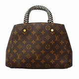 【6ic3085】ルイヴィトン ハンドバッグ モノグラム モンテーニュBB M45311 ブラウン 2wayバッグ【中古】レディース