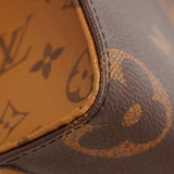 【6ic3092】ルイヴィトン ハンドバッグ モノグラム・ジャイアント リバース オンザゴーPM M46373 ブラウン 2wayバッグ【中古】レディース