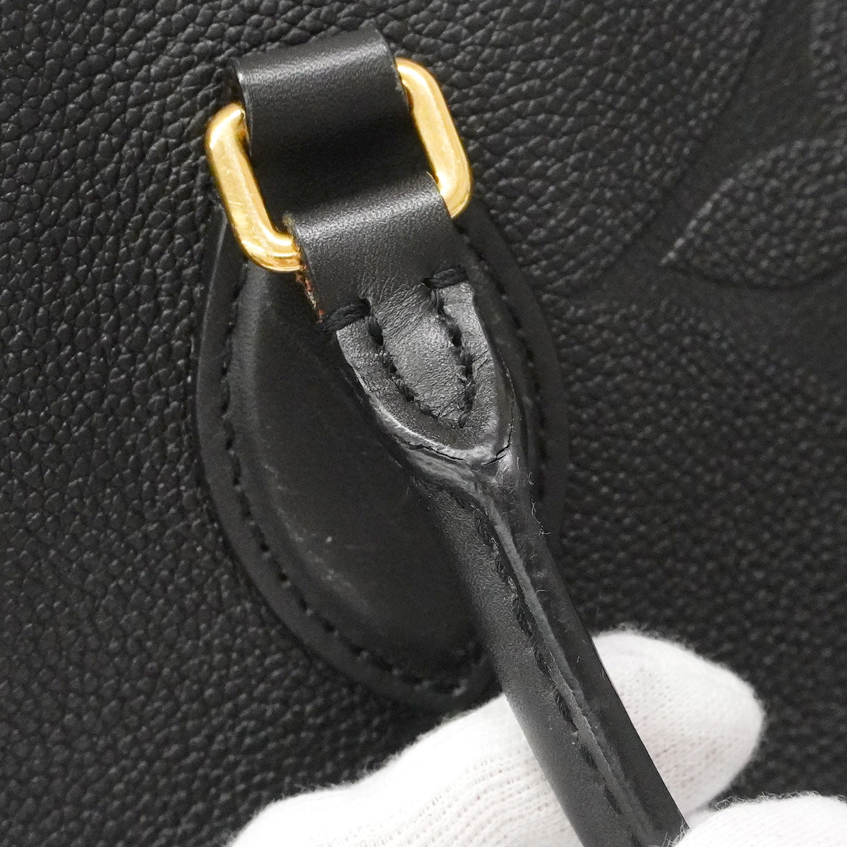 【6ic3093】ルイヴィトン トートバッグ モノグラム・アンプラント オンザゴーGM M44925 ノワール 2wayバッグ【中古】レディース