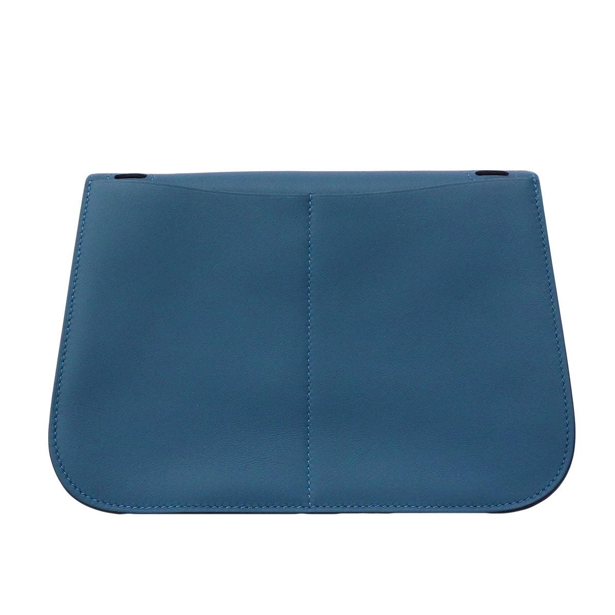 【6ic3094】エルメス ハンドバッグ アルザンミニ スイフト ブルータイ シルバー金具 K刻印 2wayバッグ【中古】レディース