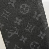 【6ic3096】ルイヴィトン 長財布 モノグラム・エクリプス ジッピーウォレットホリゾンタル M11611 ブラック【中古】メンズ