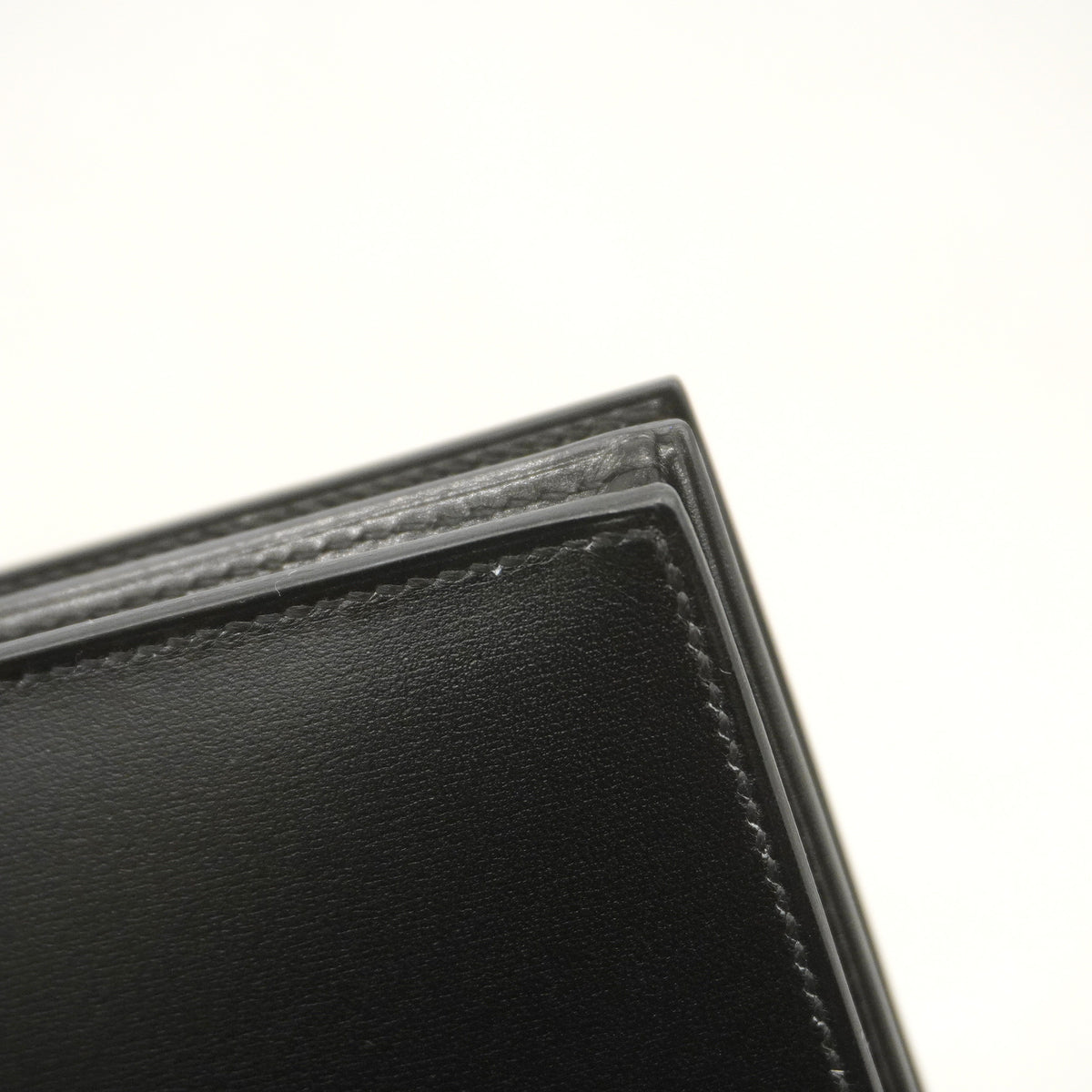 【6ic3099】エルメス 長財布 ベアンスフレ ボックスカーフ ソーブラック シルバー金具 K刻印【中古】メンズ レディース ユニセックス