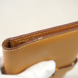 【6ic3100】エルメス 長財布 ベアン ヴォーエプソン ナチュラルサブレ シルバー金具 □J刻印【中古】レディース