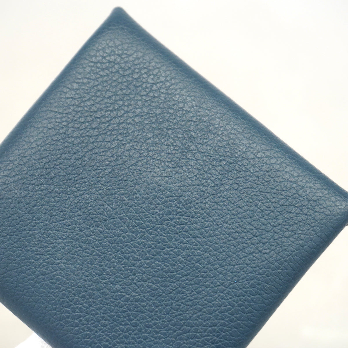【6ic3102】エルメス コインケース バスティアヴェルソ エバーカラー ブルーゼリージュ/ヴェールシプレス シルバー金具 B刻印【中古】メンズ レディース ユニセックス