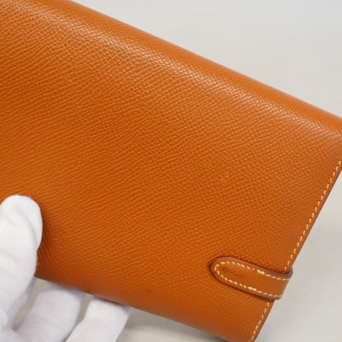 【6ic3117】エルメス 長財布 ケリーロング ヴォーエプソン ゴールド シルバー金具 □P刻印【中古】メンズ レディース ユニセックス