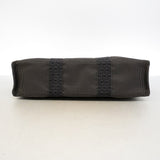 【6ic3118】エルメス トートバッグ エールラインMM ナイロン グレー シルバー金具【中古】メンズ レディース ユニセックス