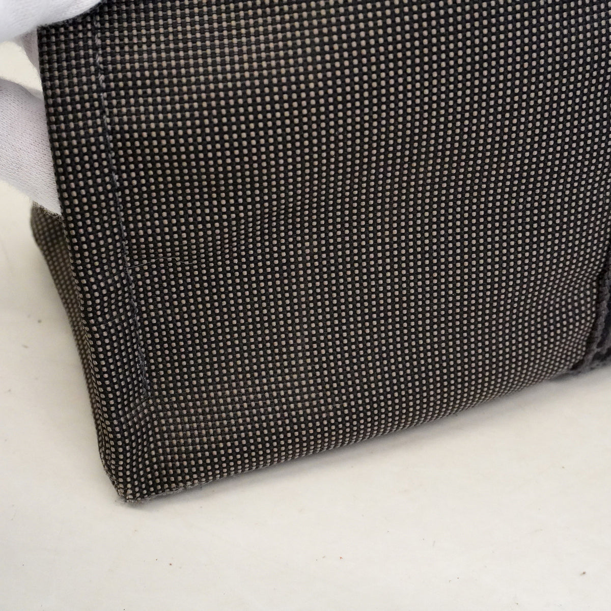 【6ic3118】エルメス トートバッグ エールラインMM ナイロン グレー シルバー金具【中古】メンズ レディース ユニセックス