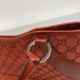 【6ic3129】グッチ トートバッグ GGキャンバス 113015 キャンバス レッド シルバー金具【中古】レディース