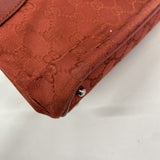 【6ic3129】グッチ トートバッグ GGキャンバス 113015 キャンバス レッド シルバー金具【中古】レディース