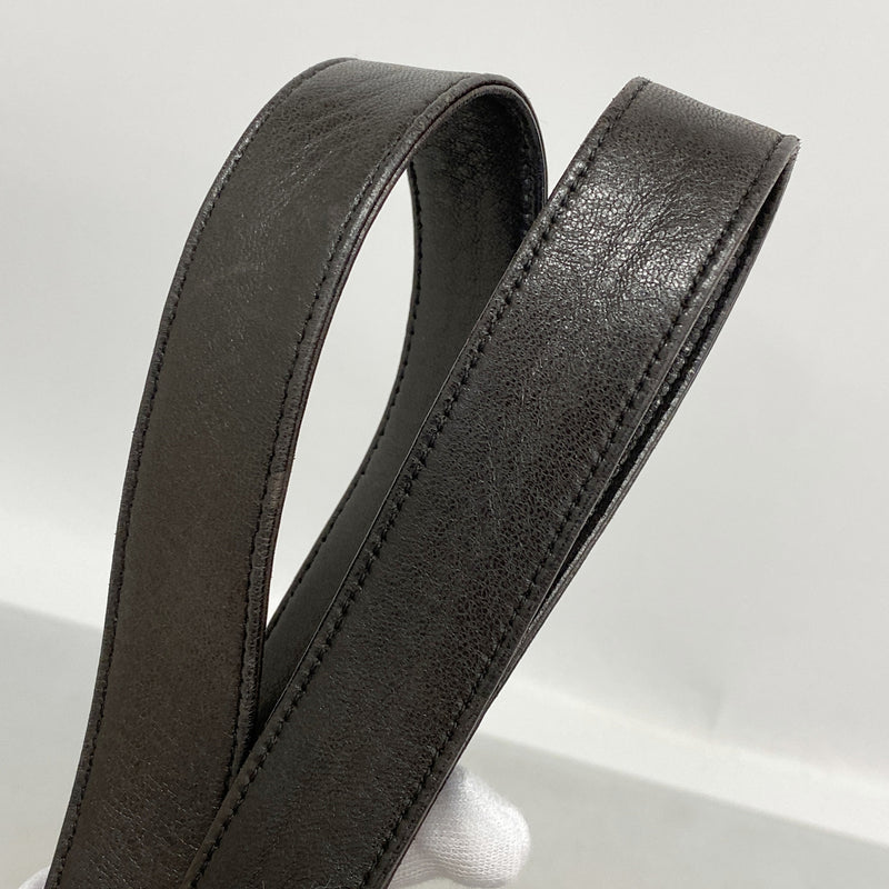 【6ic3133】シャネル チェーントート ラムスキン ブラック ゴールド金具【中古】レディース