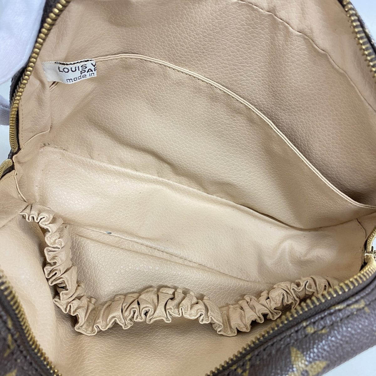【6ic3135】ルイヴィトン ポーチ モノグラム トゥルーストワレット23 M47524 ブラウン【中古】レディース