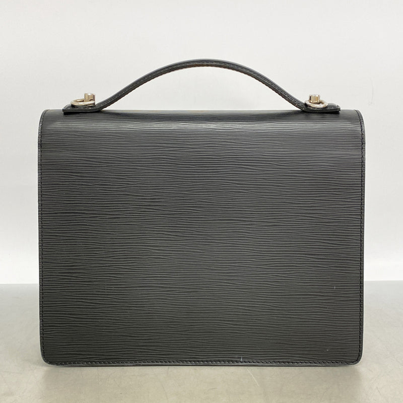 【6ic3138】ルイヴィトン ハンドバッグ エピ モンソー28 M52792 ノワール【中古】メンズ