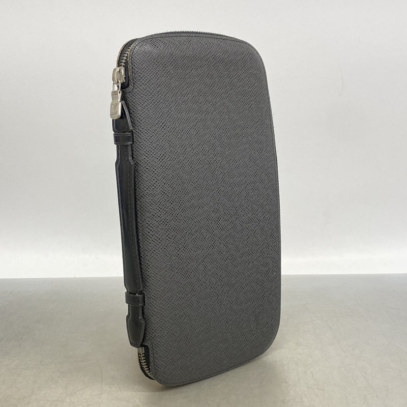 【6ic3139】ルイヴィトン 長財布 タイガ オーガナイザーアトール M30652 ノワール【中古】メンズ
