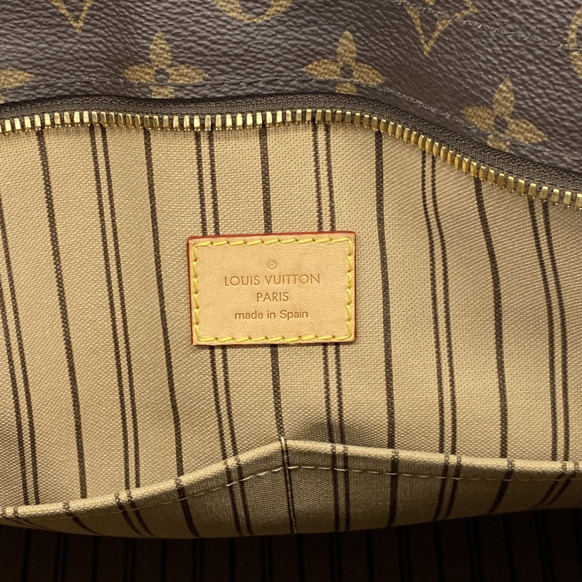 【6ic3144】ルイヴィトン トートバッグ モノグラム メッゾ M47134 ブラウン【中古】レディース