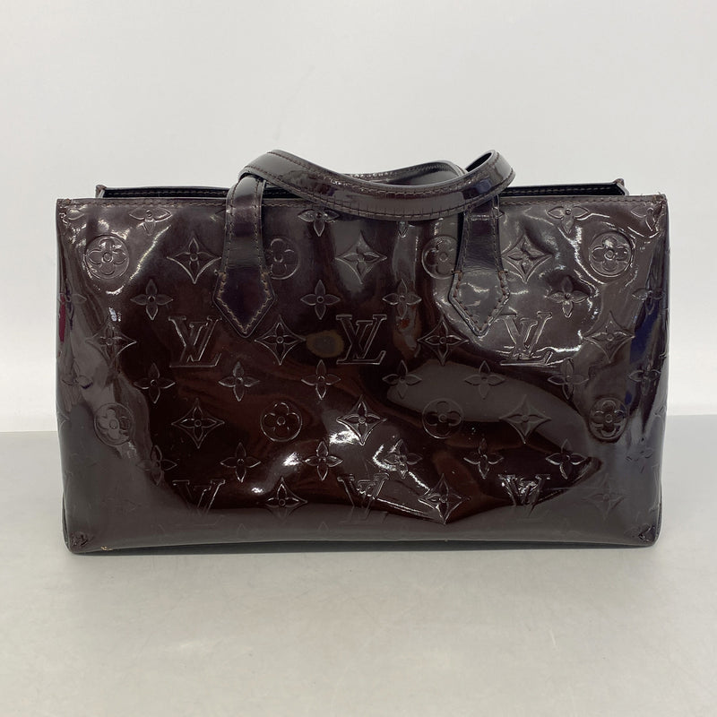【6ic3147】ルイヴィトン トートバッグ ヴェルニ ウィルシャーPM M93641 アマラント【中古】レディース