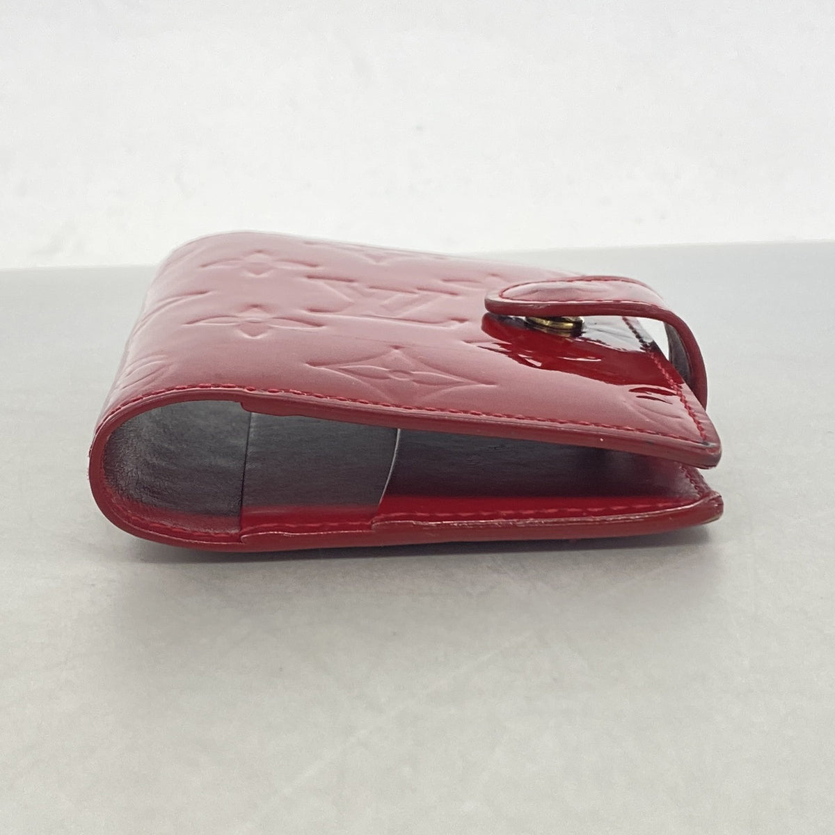 【6ic3152】ルイヴィトン 手帳カバー ヴェルニ アジェンダミニ R21021 ルージュ【中古】レディース
