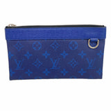 【6ic3158】ルイヴィトン 長財布 タイガラマ ポシェットディスカバリーPM M30278 コバルト【中古】メンズ