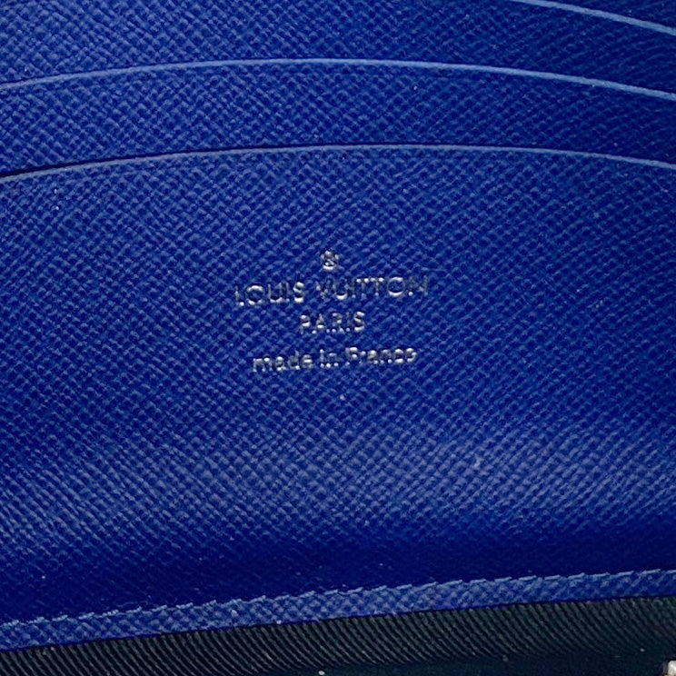 【6ic3158】ルイヴィトン 長財布 タイガラマ ポシェットディスカバリーPM M30278 コバルト【中古】メンズ
