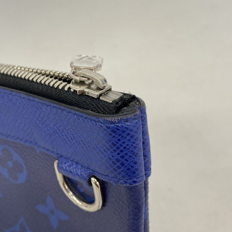 【6ic3158】ルイヴィトン 長財布 タイガラマ ポシェットディスカバリーPM M30278 コバルト【中古】メンズ