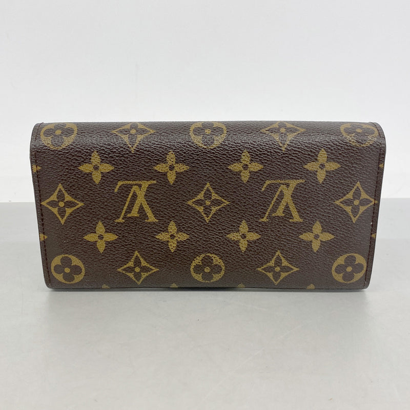 【6ic3160】ルイヴィトン 長財布 モノグラム ポルトフォイユサラ M61734 ブラウン【中古】レディース