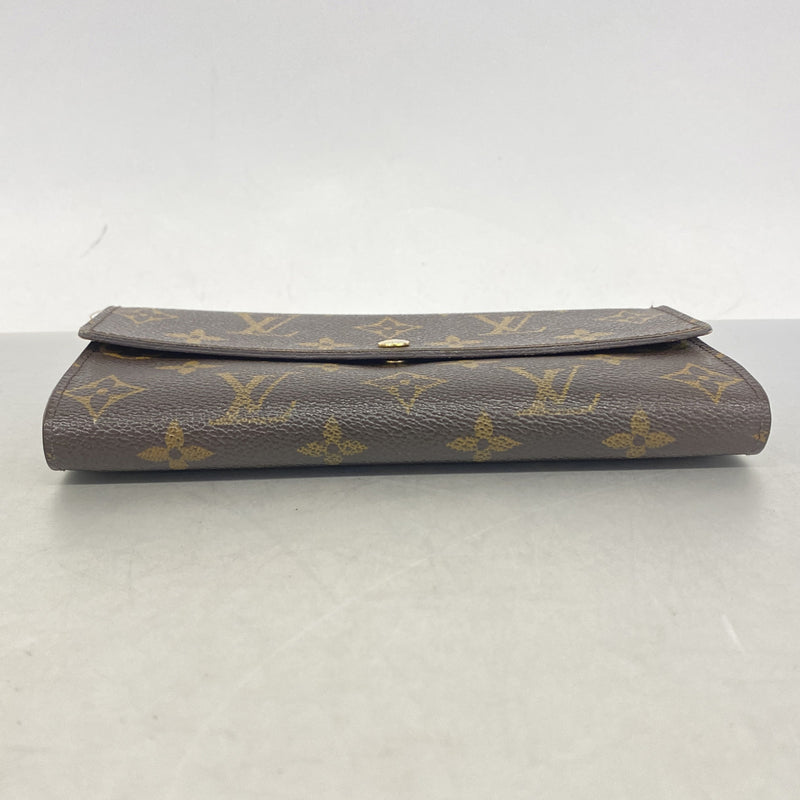 【6ic3160】ルイヴィトン 長財布 モノグラム ポルトフォイユサラ M61734 ブラウン【中古】レディース