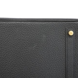 【6ic3183-g】エルメス ハンドバッグ バーキン30 トゴ ブラック ゴールド金具 C刻印【中古】レディース