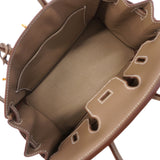 ★SALE【6ic3186-g】エルメス ハンドバッグ バーキン25 トゴ エトゥープ ゴールド金具 K刻印【中古】レディース