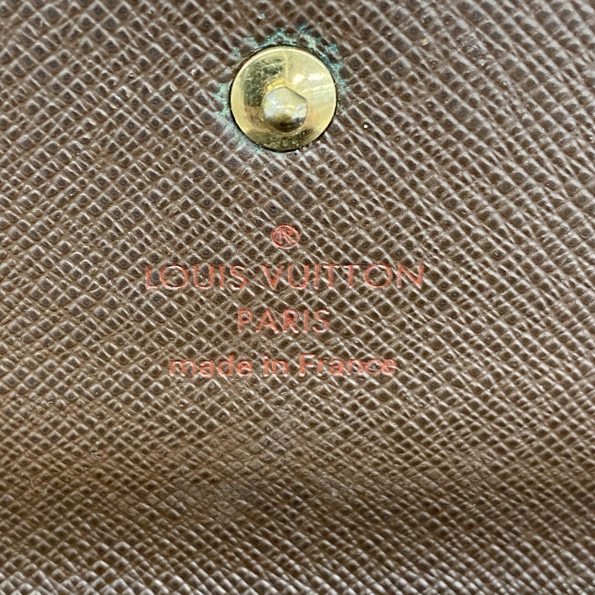 【6ic3187】ルイヴィトン 三つ折り長財布 ダミエ ポルトフォイユインターナショナル N61217 エベヌ【中古】メンズ レディース ユニセックス