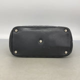 【6ic3192】シャネル トートバッグ カンボン ラムスキン ブラック シルバー金具【中古】レディース