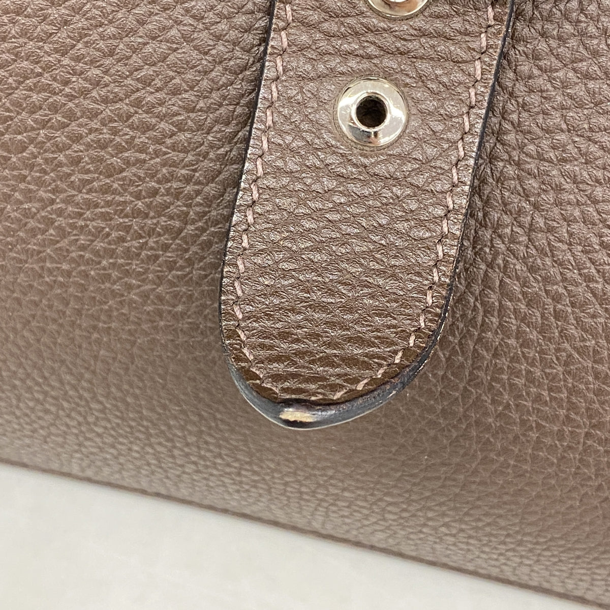 【6ic3194】エルメス ブリーフケース サックアデペッシュ41 トゴ ハバナ シルバー金具 □R刻印【中古】メンズ