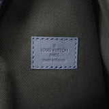 【6ic3196】ルイヴィトン ボディバッグ モノグラム・シャドウ デュオスリングバッグ M46562 ブルー【中古】メンズ