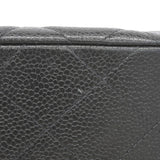 【6ic3200】シャネル ハンドバッグ マトラッセ キャビアスキン ブラック ゴールド金具【中古】レディース
