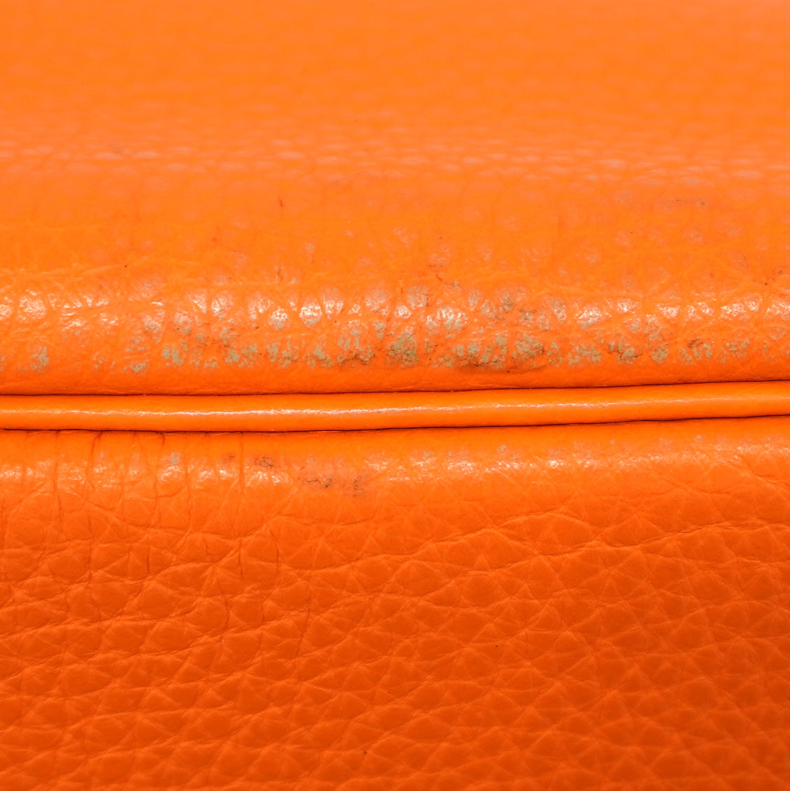 【6ic3201】エルメス ハンドバッグ バーキン35 トゴ オレンジ シルバー金具 □F刻印【中古】レディース