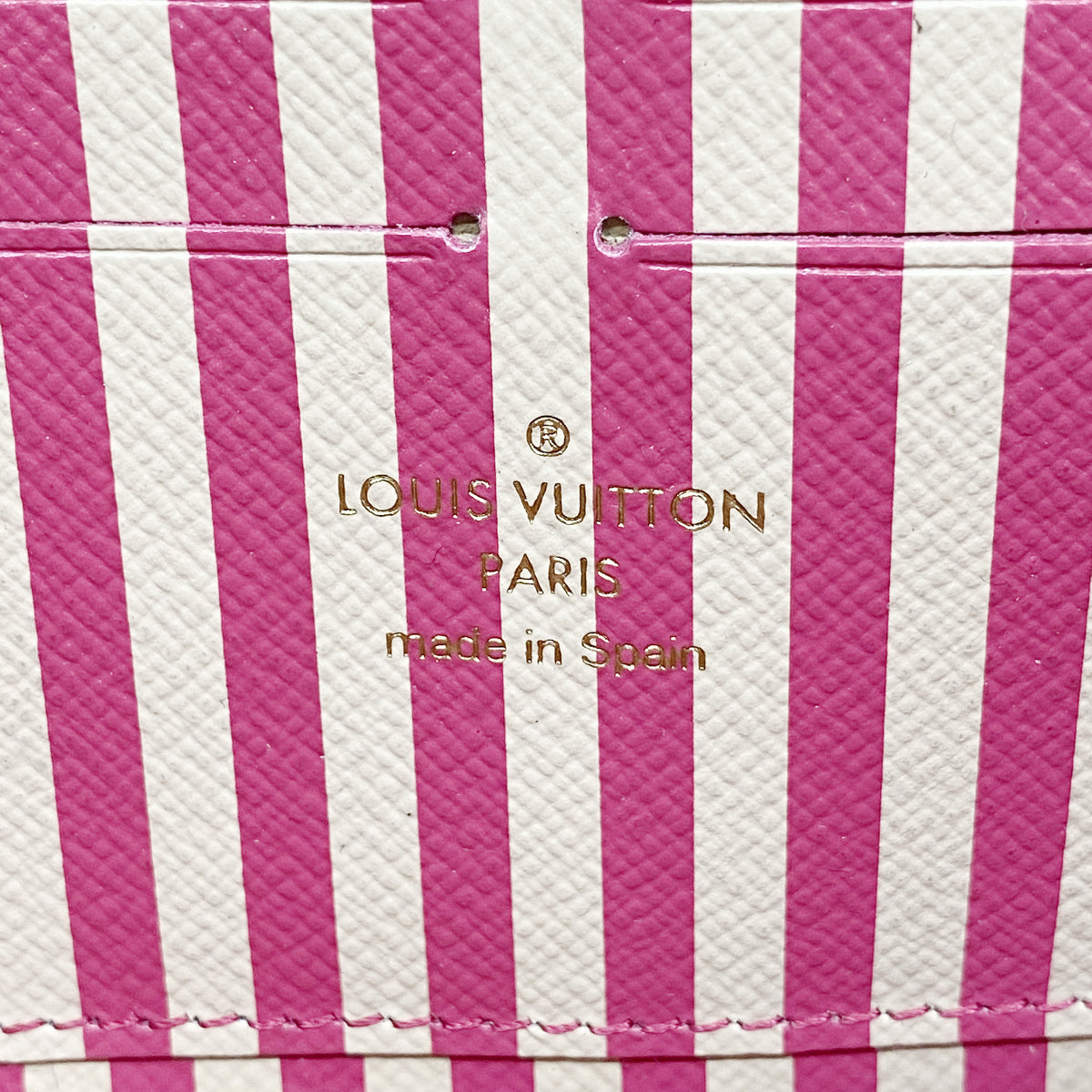 【6ic3207】ルイヴィトン 長財布 モノグラム トランク ジッピーウォレット M58507 ブラウン ピンク【中古】レディース