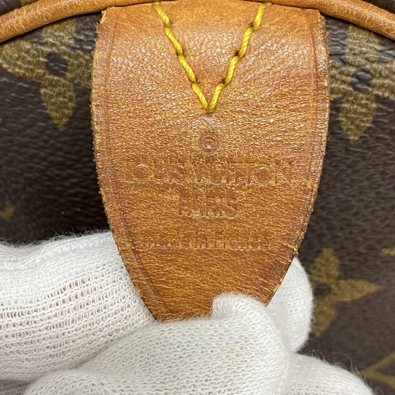 【6ic3218】ルイヴィトン ハンドバッグ モノグラム スピーディ30 M41108 ブラウン【中古】レディース