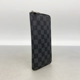【6ic3223】ルイヴィトン 長財布 ダミエ・グラフィット ジッピーウォレットヴェルティカル N63095 ブラック グレー【中古】メンズ