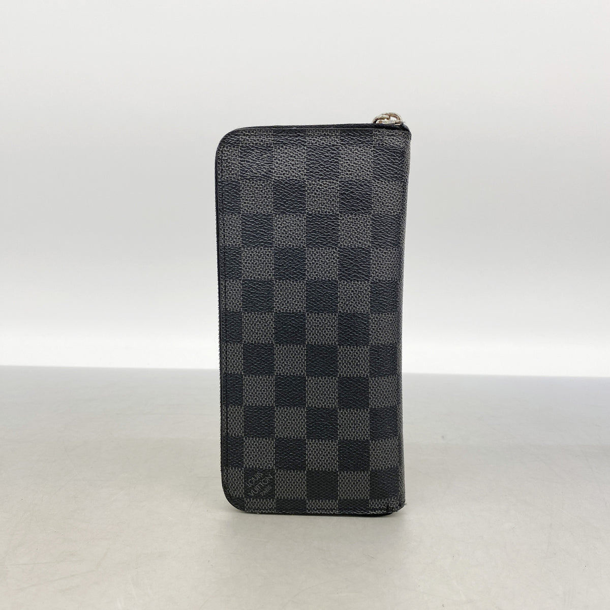 【6ic3223】ルイヴィトン 長財布 ダミエ・グラフィット ジッピーウォレットヴェルティカル N63095 ブラック グレー【中古】メンズ