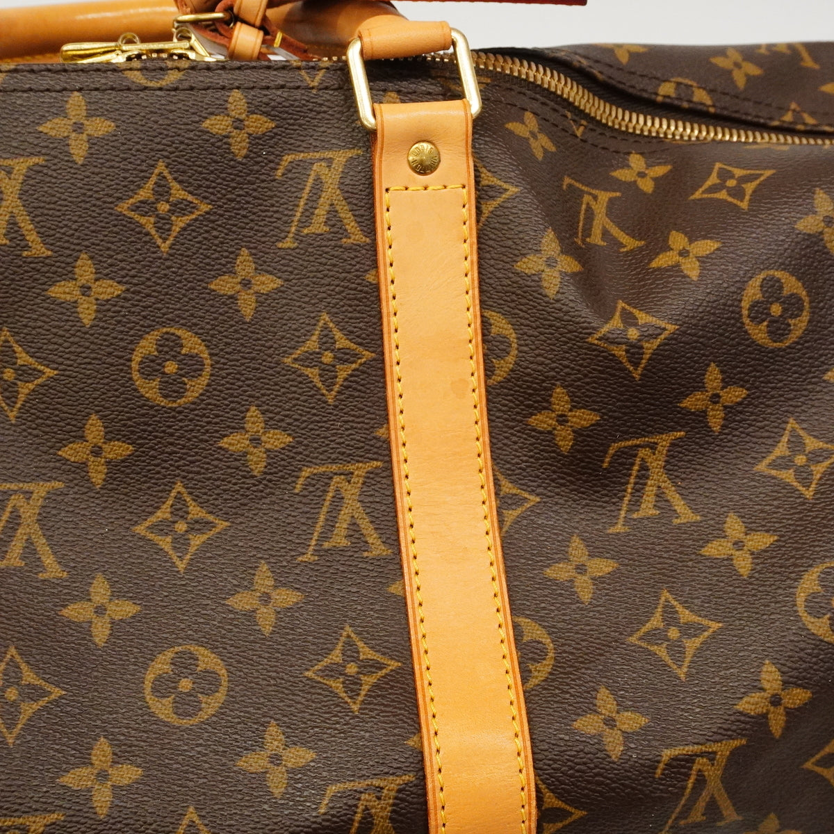 【6ic3229】ルイヴィトン ボストンバッグ モノグラム キーポル50 M41426 ブラウン【中古】メンズ レディース ユニセックス